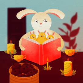 Магический Октябрь: Полосатая свечка