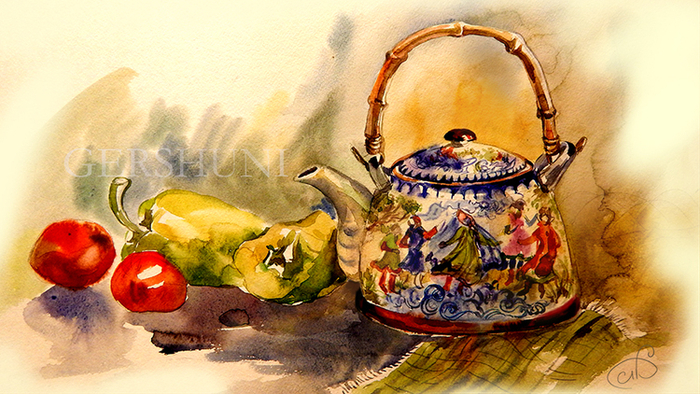 Любимый чайничек..