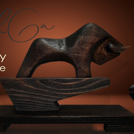 Статуэтка из дерева ручной работы