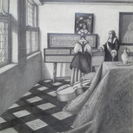 урок  музыки * Ян Вермеер