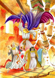 Иллюстрация к книге Й.Заклоса "Дочь фараона"