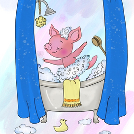 Свинка-балеринка 