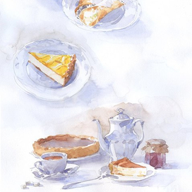 Десерты к чаю. Скетчи для кофейни
