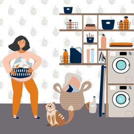 Стирка. Cерия Woman's day