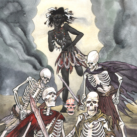 Иллюстрация к книге В.Руднева "Гимбаго"