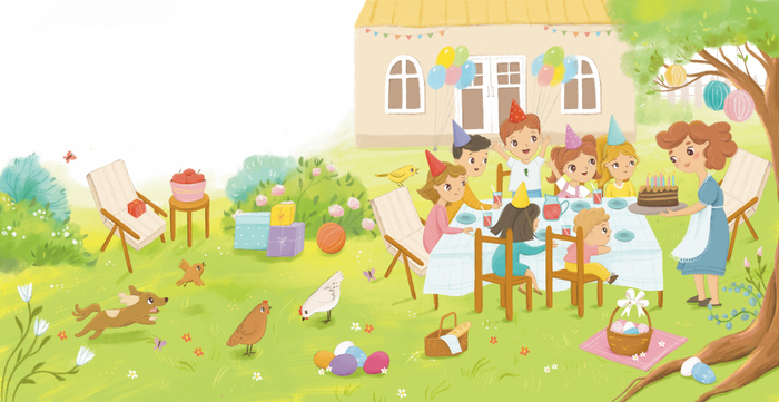 Разворот детской книги