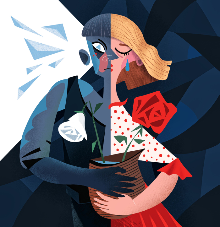 СНЕЖНАЯ КОРОЛЕВА в стиле Пабло Пикассо