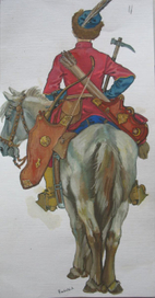 Всадник легкой хоругви , Речь Посполитая 1640 е года.