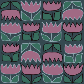 Цветочный принт