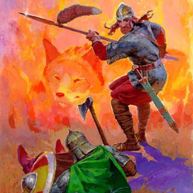 Иллюстрация к саге "Корабли во фьердах"