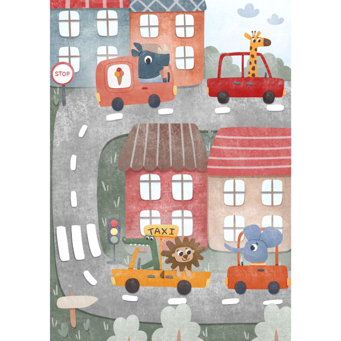 Животные катаются в автомобилях