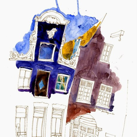 И дома стоят вдоль канала в одну черту (с)