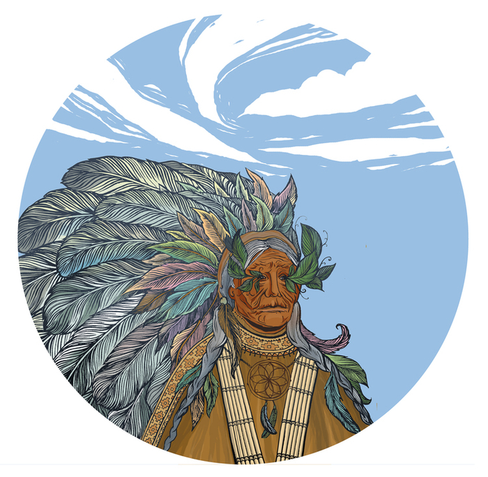 женщина-индеец