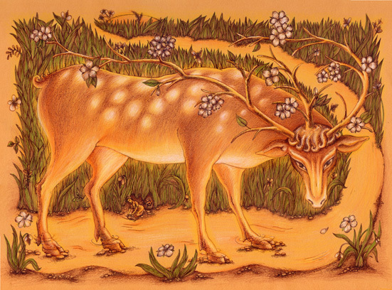 златорогий олень