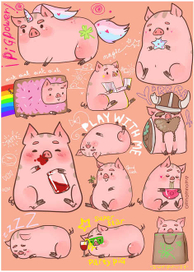 Свинки-затейницы