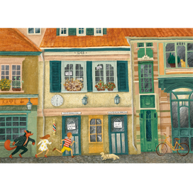 Иллюстрация для детской книги «Рыжий Фокс», издательство «Абраказябра»