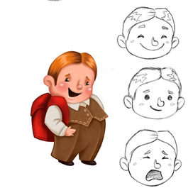 Школьник. Ученик. персонаж