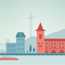 Иллюстрация о Саратове