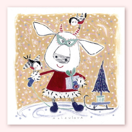 новогодняя открытка