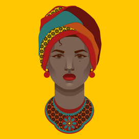 Портрет африканки