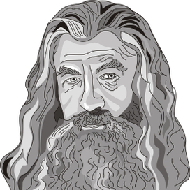 Портрет Гендальфа