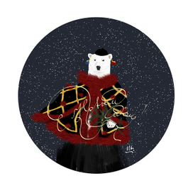 Иллюстрация для новогодней открытки/Illustration for New Year's card