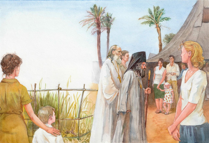 Иллюстрация к книге о свт. Иоанне Шанхайском