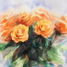 Желтые розы