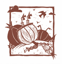 Иллюстрация к сказке Карло Гоцци «Любовь к трем апельсинам»