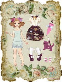 Бумажная кукла Лолита