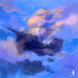 заброшенный летающий корабль