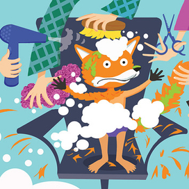  К стихотворению О. Горобець " Лысый лис"