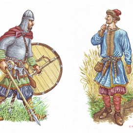 Русские дружинники, Х в..