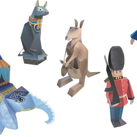 бумажные игрушки-самоделки