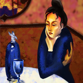 Любительница абсента. Начало