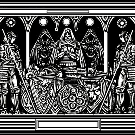 "Воин" бумага, маркер. 2015