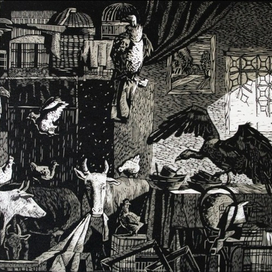 Из серии "Осень патриарха" лист "Осень в доме власти"