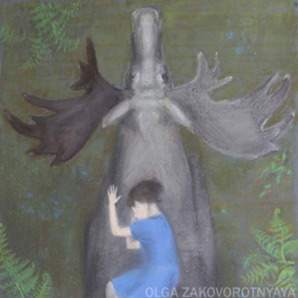 на широкой и мягкой спине