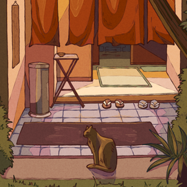 Кот из Киото