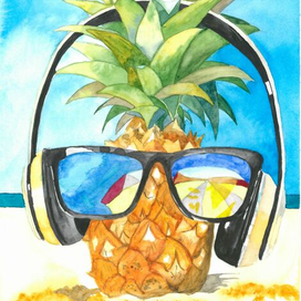 Ананас отдыхает