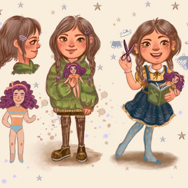 концепт персонажа детской книги