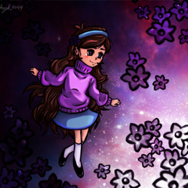 Mabel. Fandom: Gravity Falls. By AnyA_4444 (Fanart)