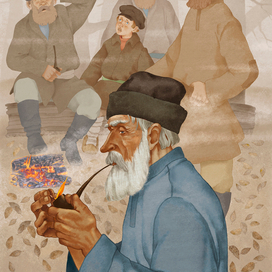 П. Бажов. Огневушка-поскакушка, иллюстрация