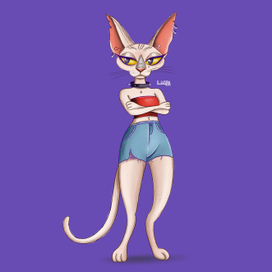 Персонаж кошка