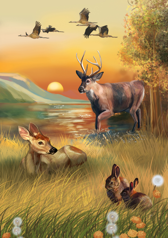 Лесной пейзаж