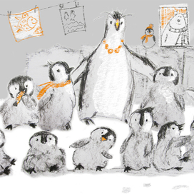Пингвинята в детском саду