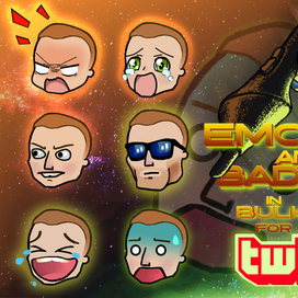 Стикеры для Твитча.