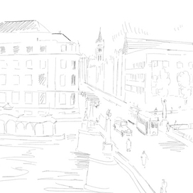 Зарисовки старого городка 