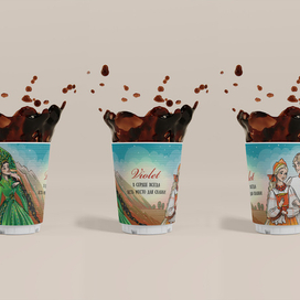 стаканчики со сказочной тематикой