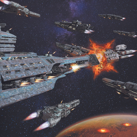 Обложка для фантастической книги